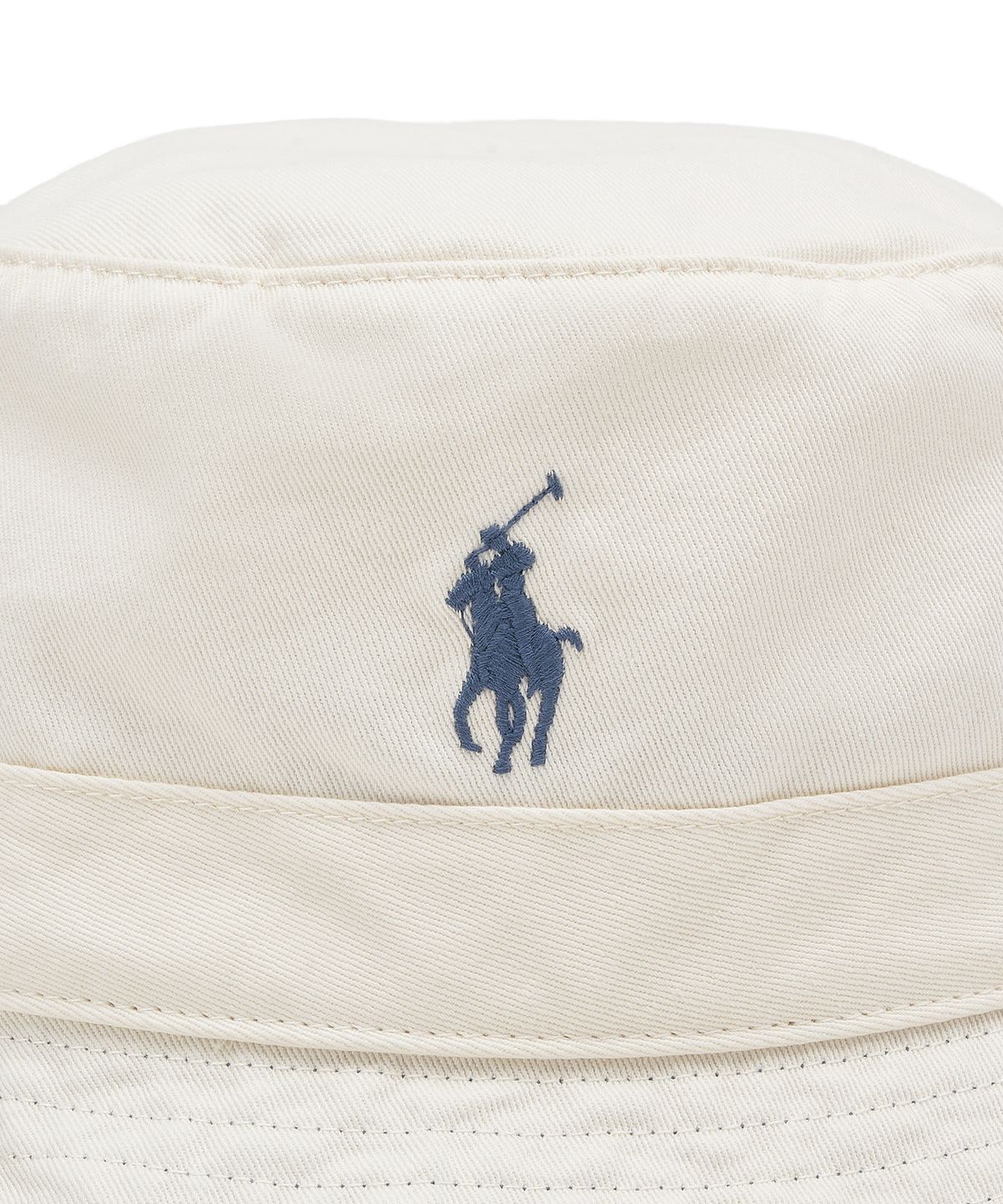 폴로 랄프 로렌(POLO RALPH LAUREN) 코튼 버킷 햇-어벌 밀크