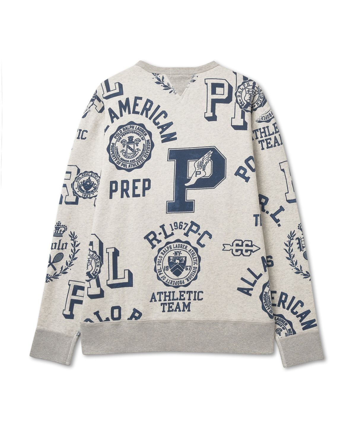 폴로 랄프 로렌(POLO RALPH LAUREN) 플리스 그래픽 스웨트셔츠-뉴포트 네이비/LT 스포츠 헌터