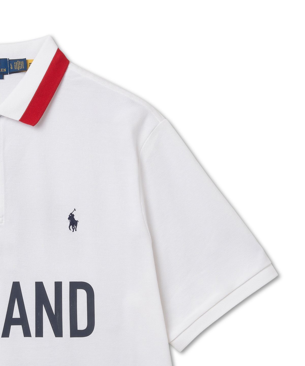 폴로 랄프 로렌(POLO RALPH LAUREN) 클래식핏 잉글랜드 폴로 셔츠-화이트