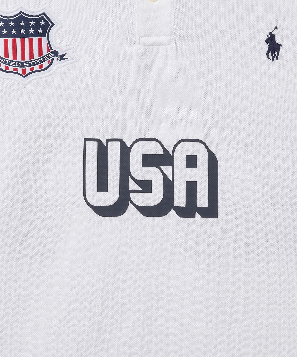 폴로 랄프 로렌(POLO RALPH LAUREN) 클래식핏 USA 폴로 셔츠-화이트
