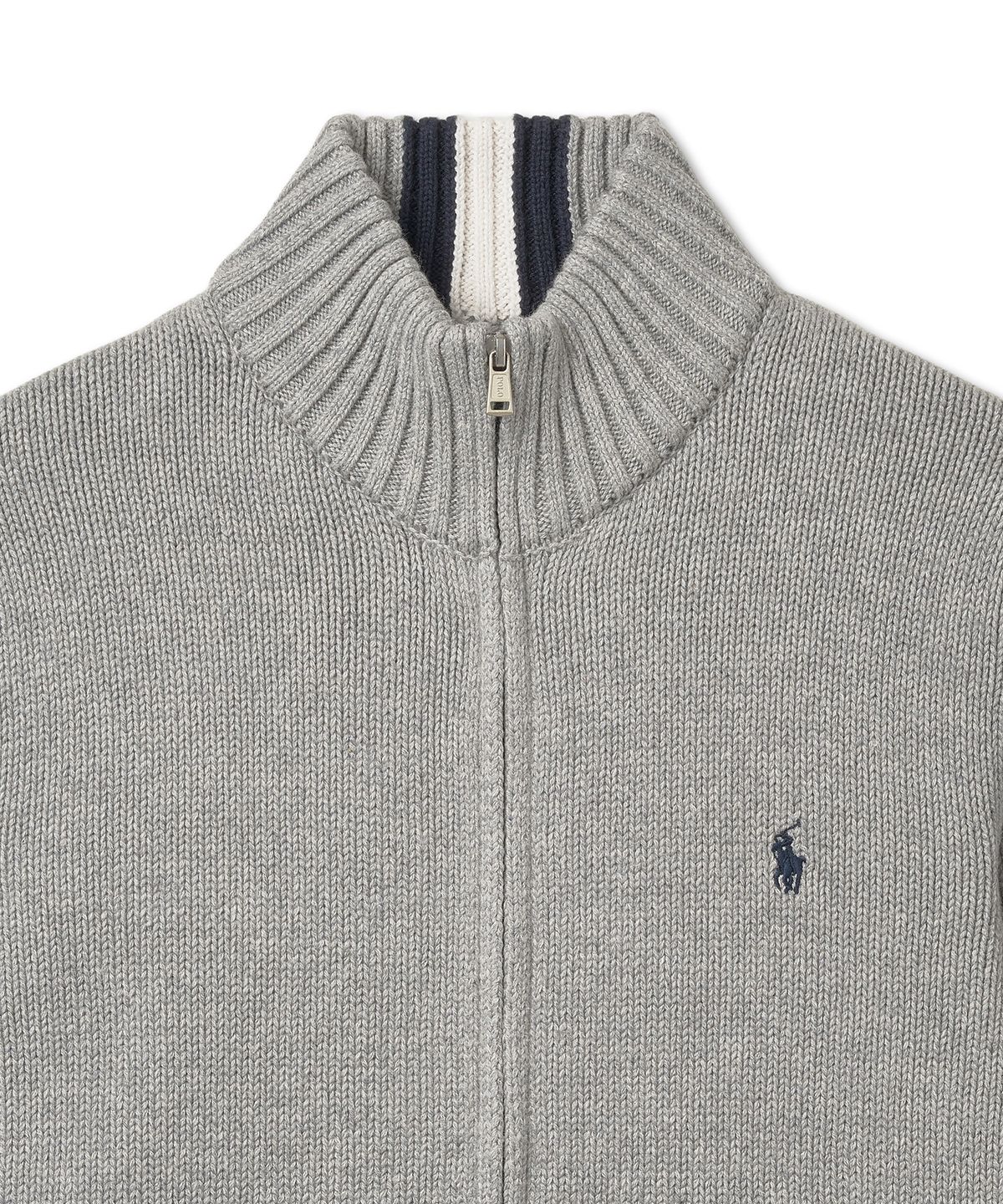 폴로 랄프 로렌 칠드런(POLO RALPH LAUREN CHILDREN) 남아 8-18세 코튼 풀 지퍼 스웨터-앤도버 헤더