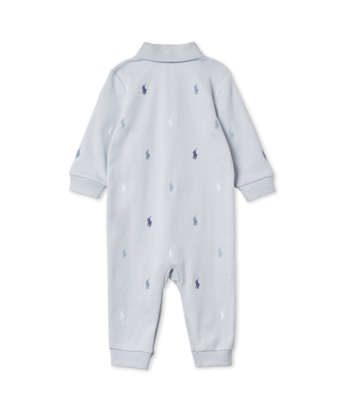 폴로 랄프 로렌 칠드런(POLO RALPH LAUREN CHILDREN) 남아 베이비 폴로 포니 소프트 코튼 폴로 커버올-블루