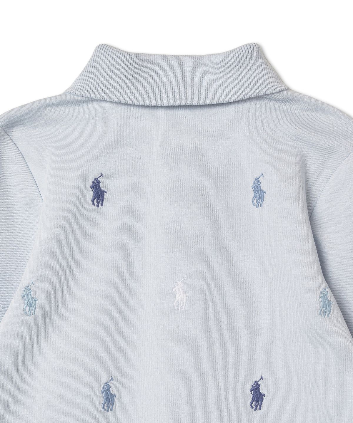 폴로 랄프 로렌 칠드런(POLO RALPH LAUREN CHILDREN) 남아 베이비 폴로 포니 소프트 코튼 폴로 커버올-블루