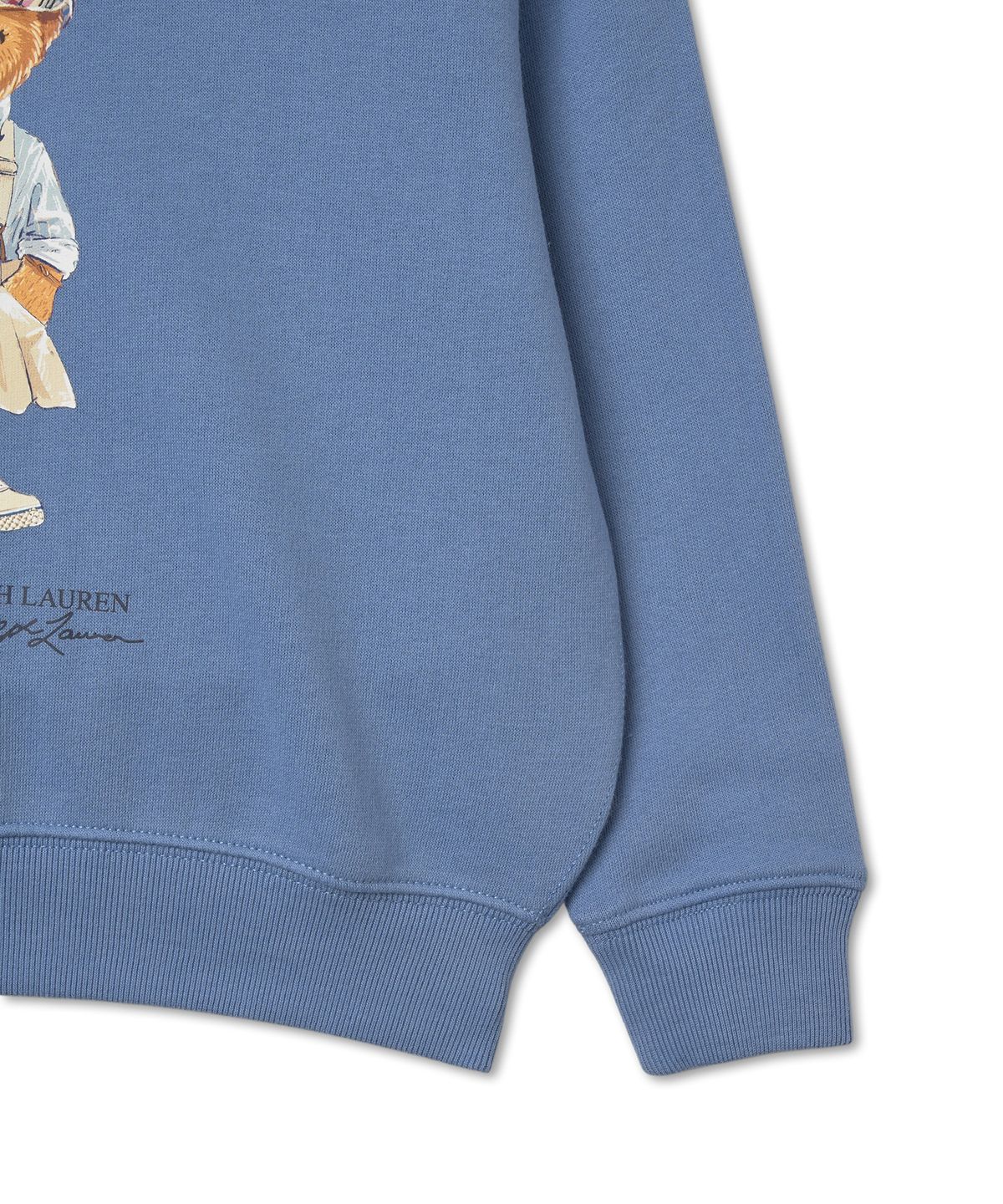 폴로 랄프 로렌 칠드런(POLO RALPH LAUREN CHILDREN) 남아 4-6.5세 폴로 베어 플리스 박시 스웨트셔츠-캠퍼스 블루