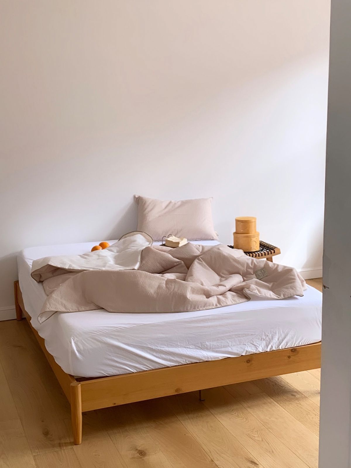 비비홈(VIVIHOME) 포밍 스트라이프 양면 냉감 시어서커 이불 S/SS/Q  3colors