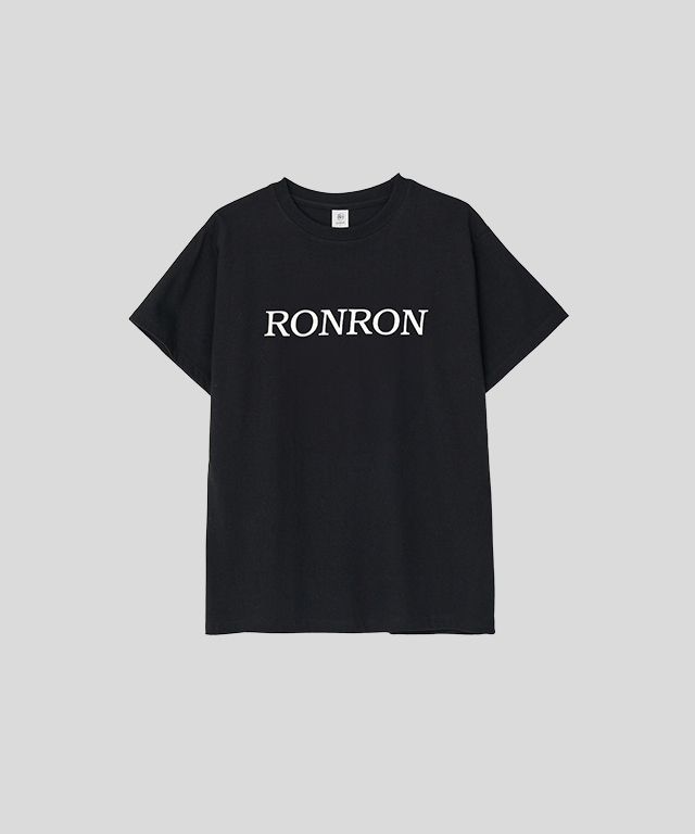 ★2025SS新作★RONRON★DOT LOGO BASIC FIT T SHIRT MUSINSA | RONRON DOT LOGO BASIC FIT T SHIRT VINTAGE BLUE
