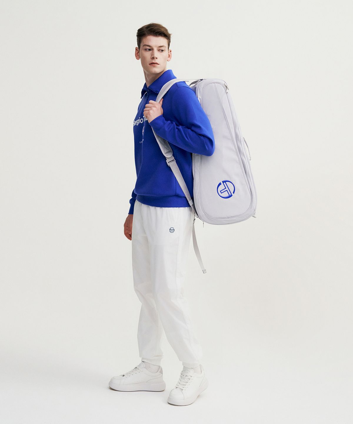 세르지오 타키니(SERGIO TACCHINI) U 고트 쿠쉬라이트 하프집업 맨투맨 (D.Blue)