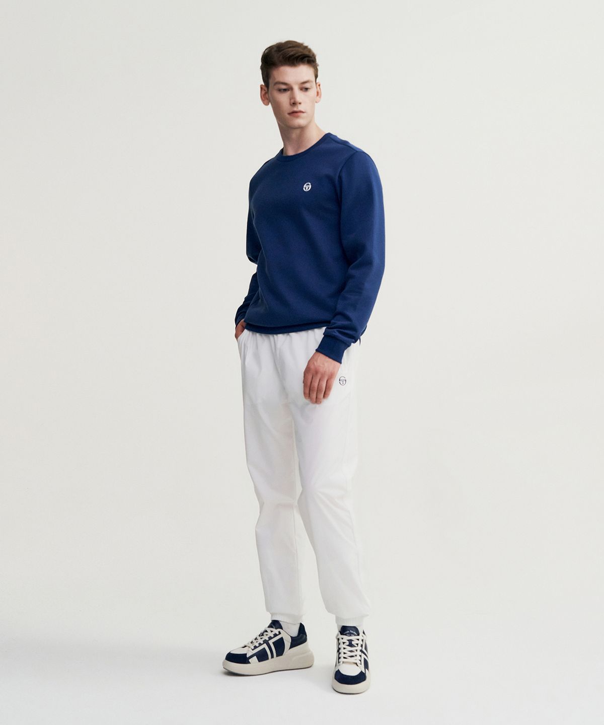 세르지오 타키니(SERGIO TACCHINI) U 고트 쿠쉬라이트 맨투맨 (Navy)