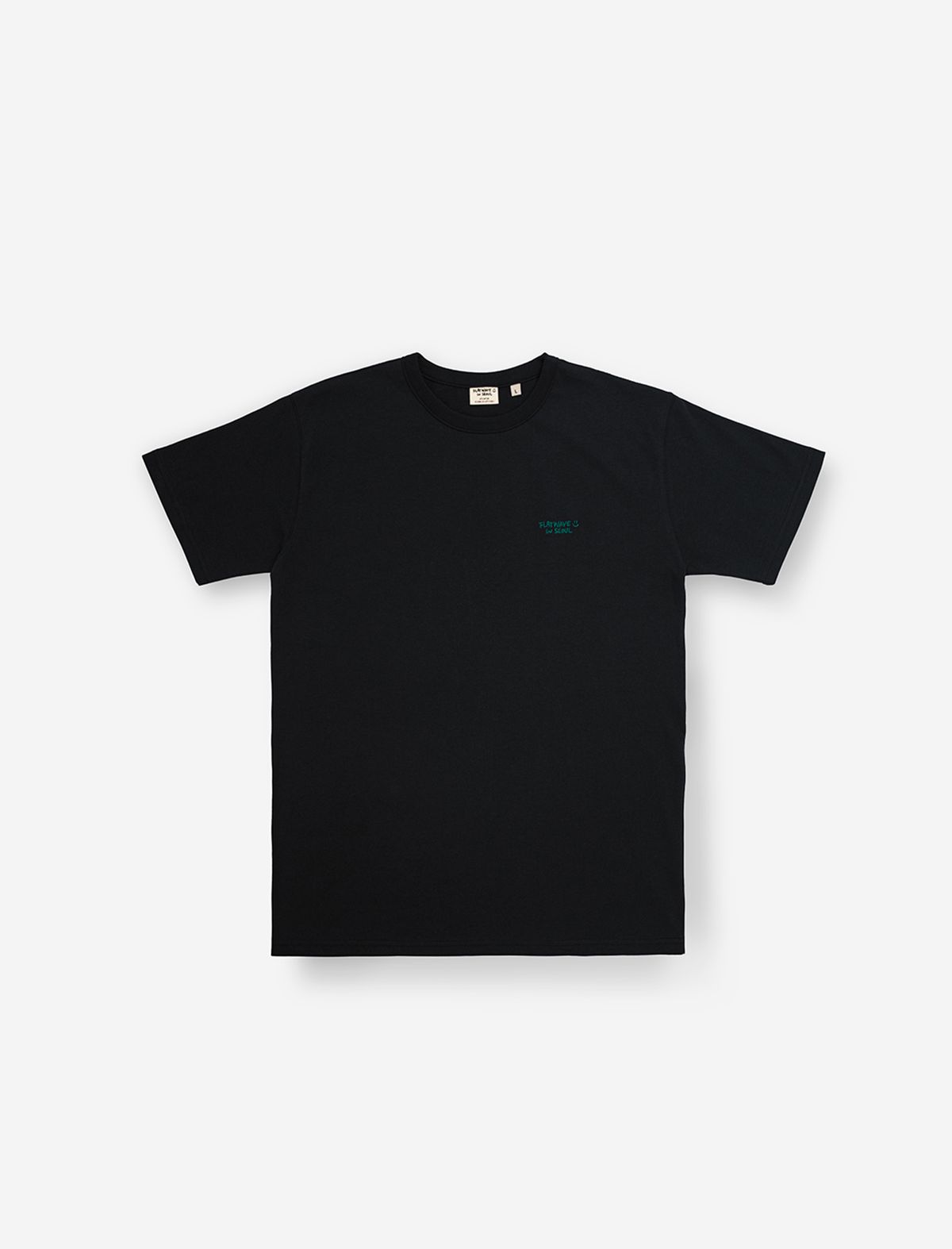 플랫웨이브 인 서울(FLATWAVE IN SEOUL) Naz Classic Logo T-Shirt Black
