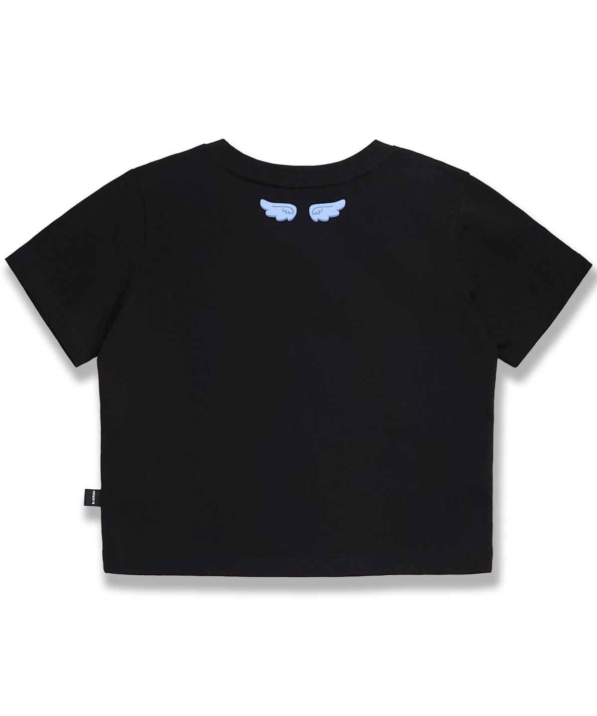 블랙크러쉬(BLACRUSH) Blue Wing Crop Short Sleeved T-shirt