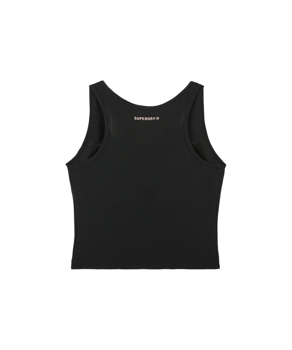 슈퍼드라이(SUPERDRY) 클래식 크롭 슬리브리스 BLK