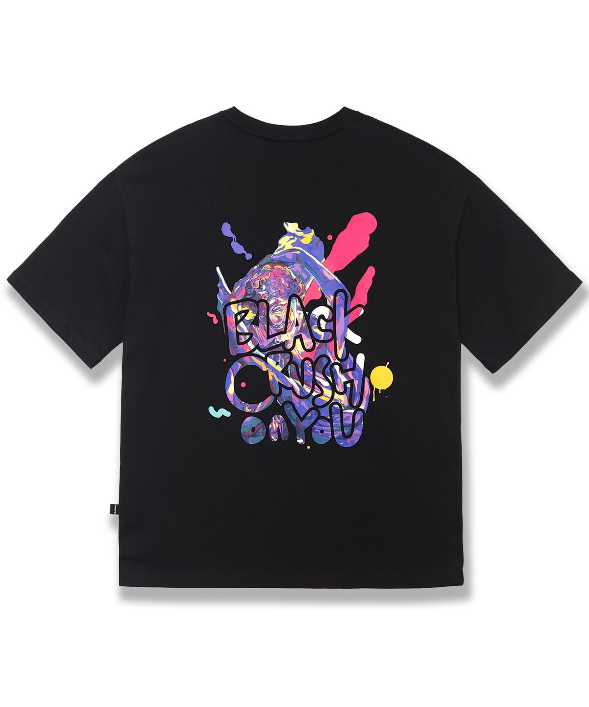블랙크러쉬(BLACRUSH) [ BLACRUSH X SangYoon Jeong ] KISS on you T-shirt