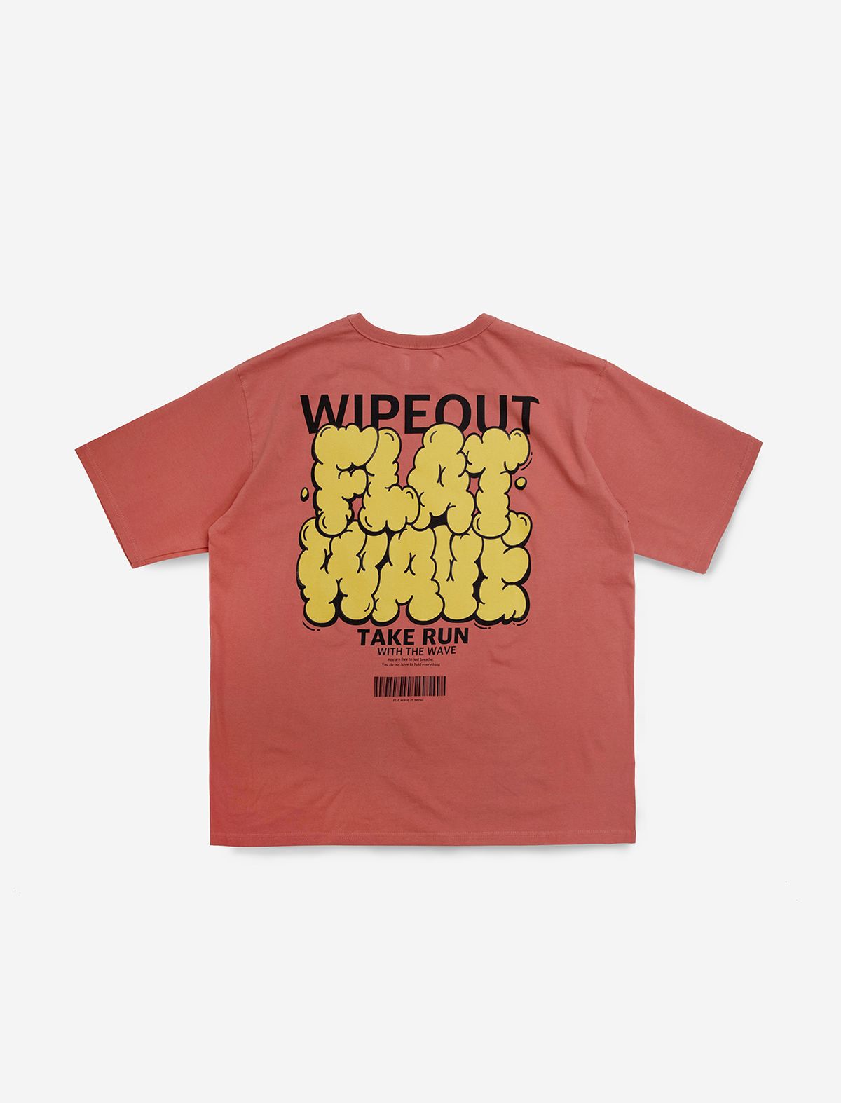 플랫웨이브 인 서울(FLATWAVE IN SEOUL) Blou Print T-Shirt Brick