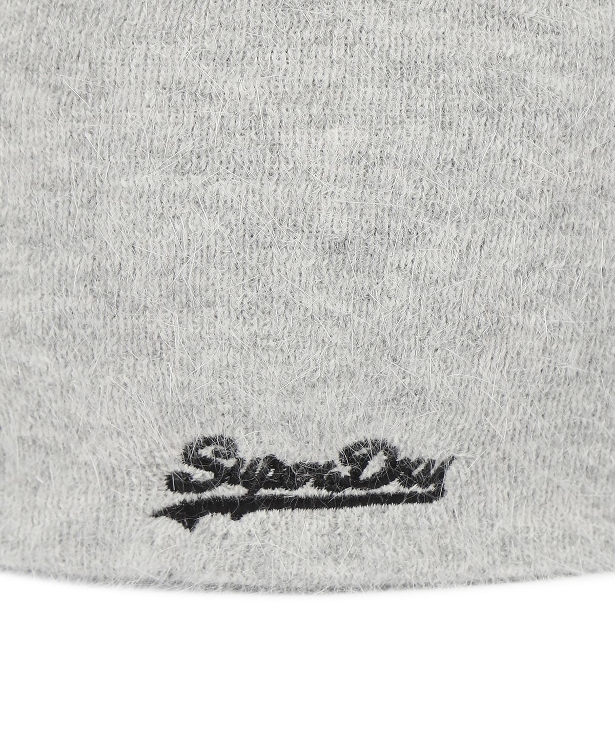 슈퍼드라이(SUPERDRY) 헤리티지 앙고라 비니 라이트그레이