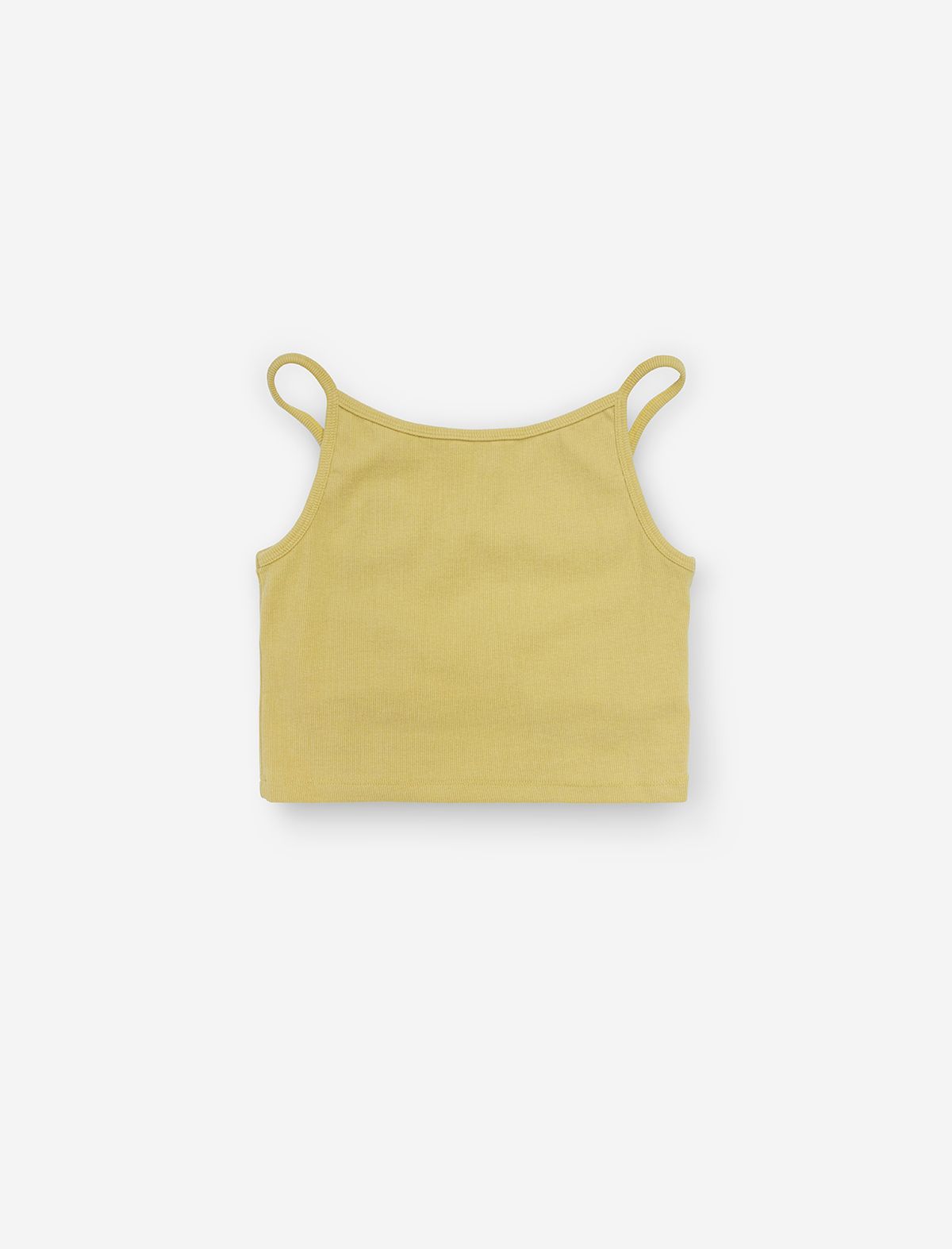 플랫웨이브 인 서울(FLATWAVE IN SEOUL) Tiam Crop Bra Top Yellow