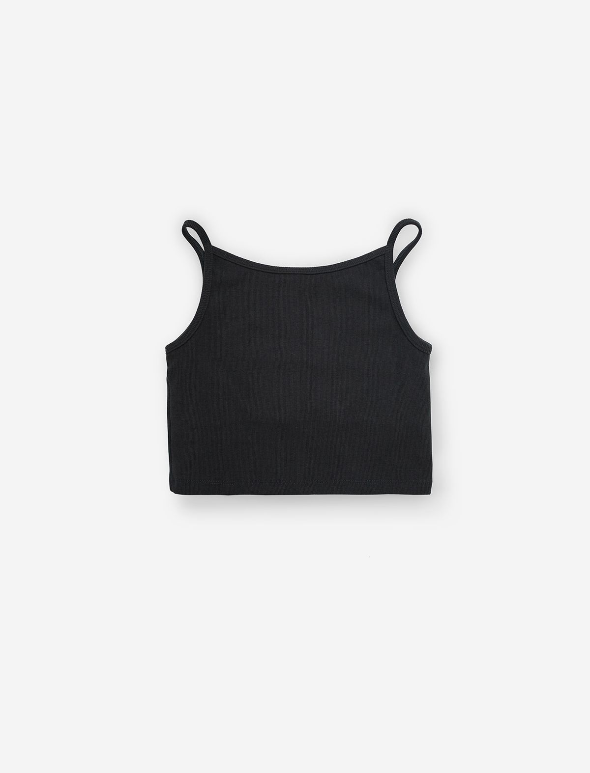 플랫웨이브 인 서울(FLATWAVE IN SEOUL) Tiam Crop Bra Top Charcoal