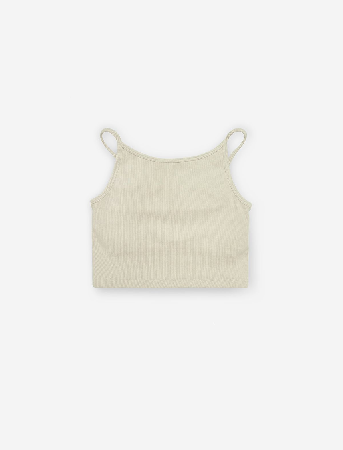 플랫웨이브 인 서울(FLATWAVE IN SEOUL) Tiam Crop Bra Top Beige