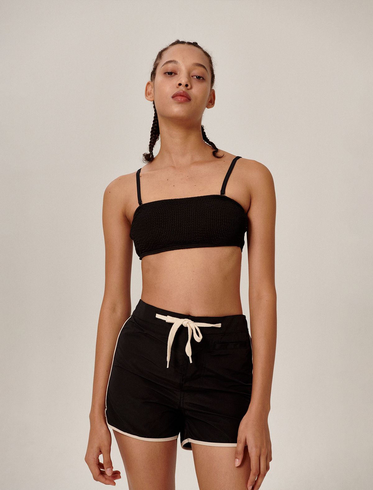 플랫웨이브 인 서울(FLATWAVE IN SEOUL) Olu Womens Boardshort Black