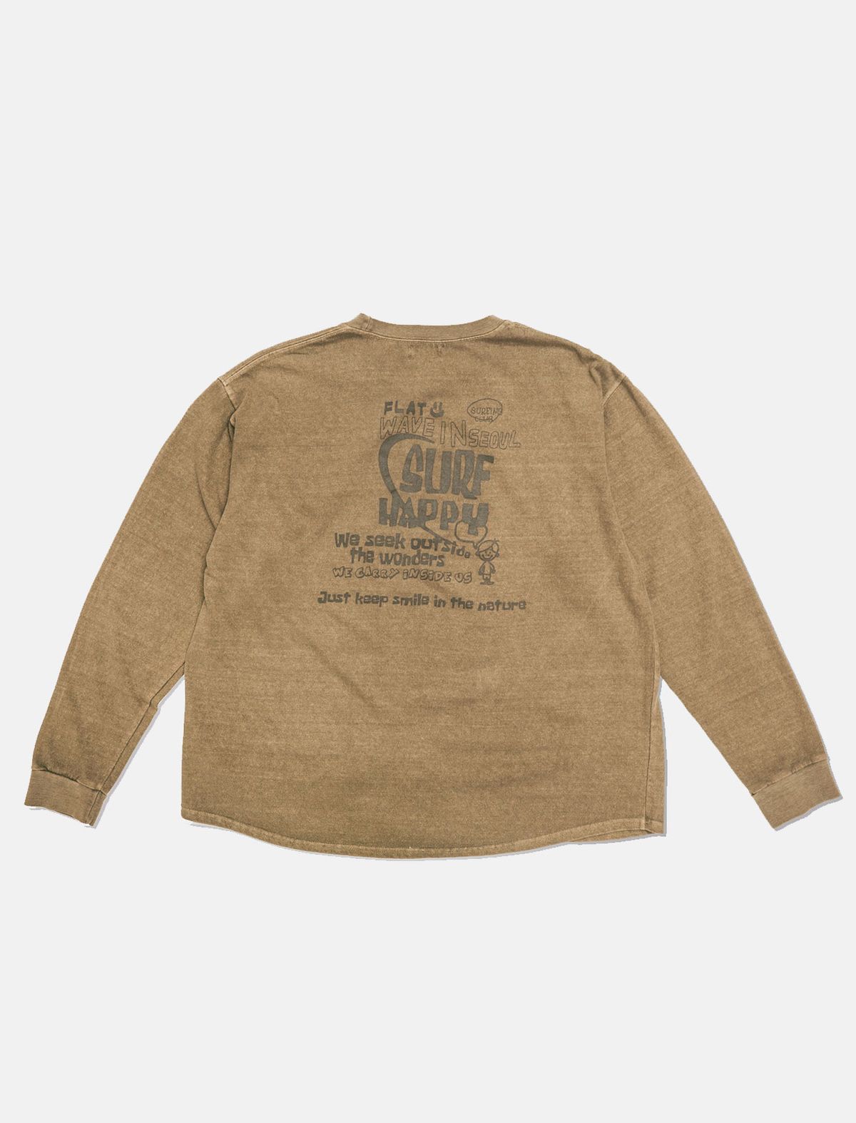 플랫웨이브 인 서울(FLATWAVE IN SEOUL) Vyze LongsleeveT-shirt Brown
