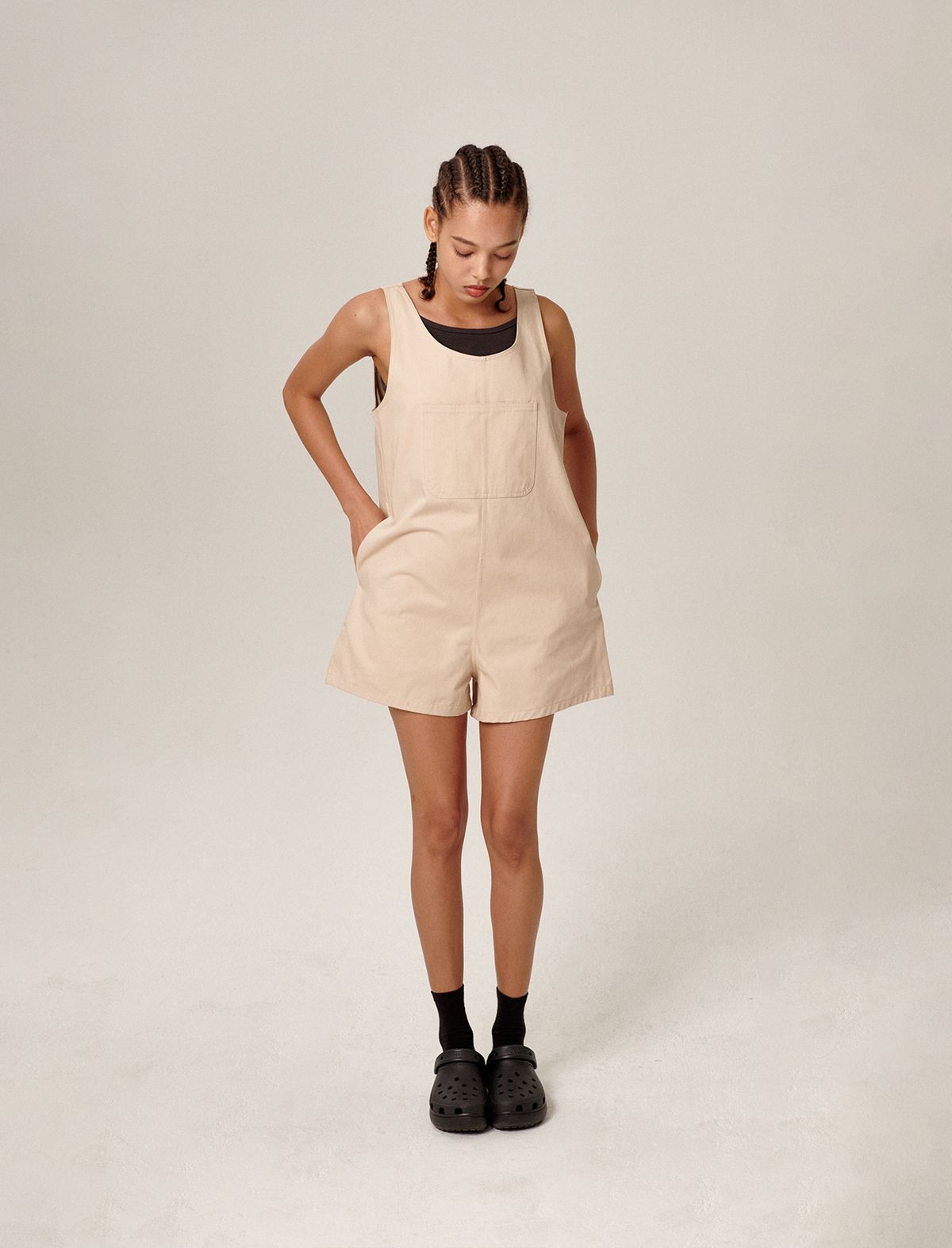 플랫웨이브 인 서울(FLATWAVE IN SEOUL) Ua Romper Beige