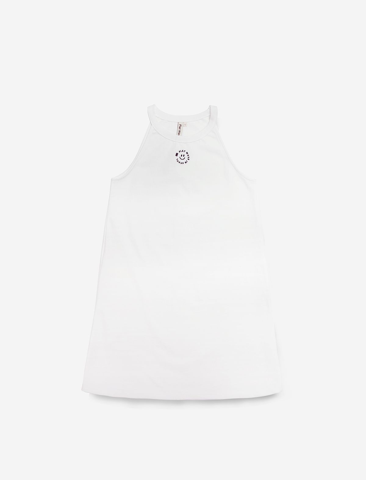 플랫웨이브 인 서울(FLATWAVE IN SEOUL) Lettur Halterneck Onepiece White