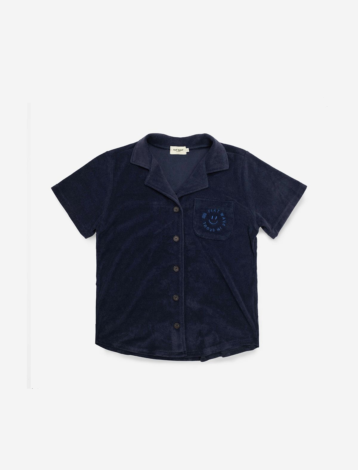 플랫웨이브 인 서울(FLATWAVE IN SEOUL) Towee Terry Shirts Navy