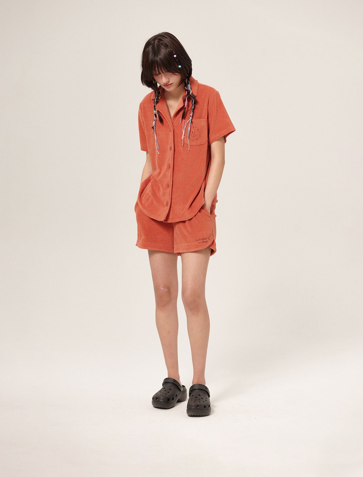플랫웨이브 인 서울(FLATWAVE IN SEOUL) Towee Terry Shirts Brick