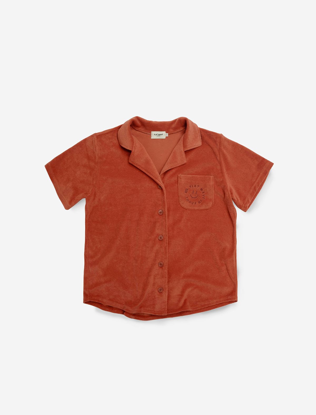 플랫웨이브 인 서울(FLATWAVE IN SEOUL) Towee Terry Shirts Brick