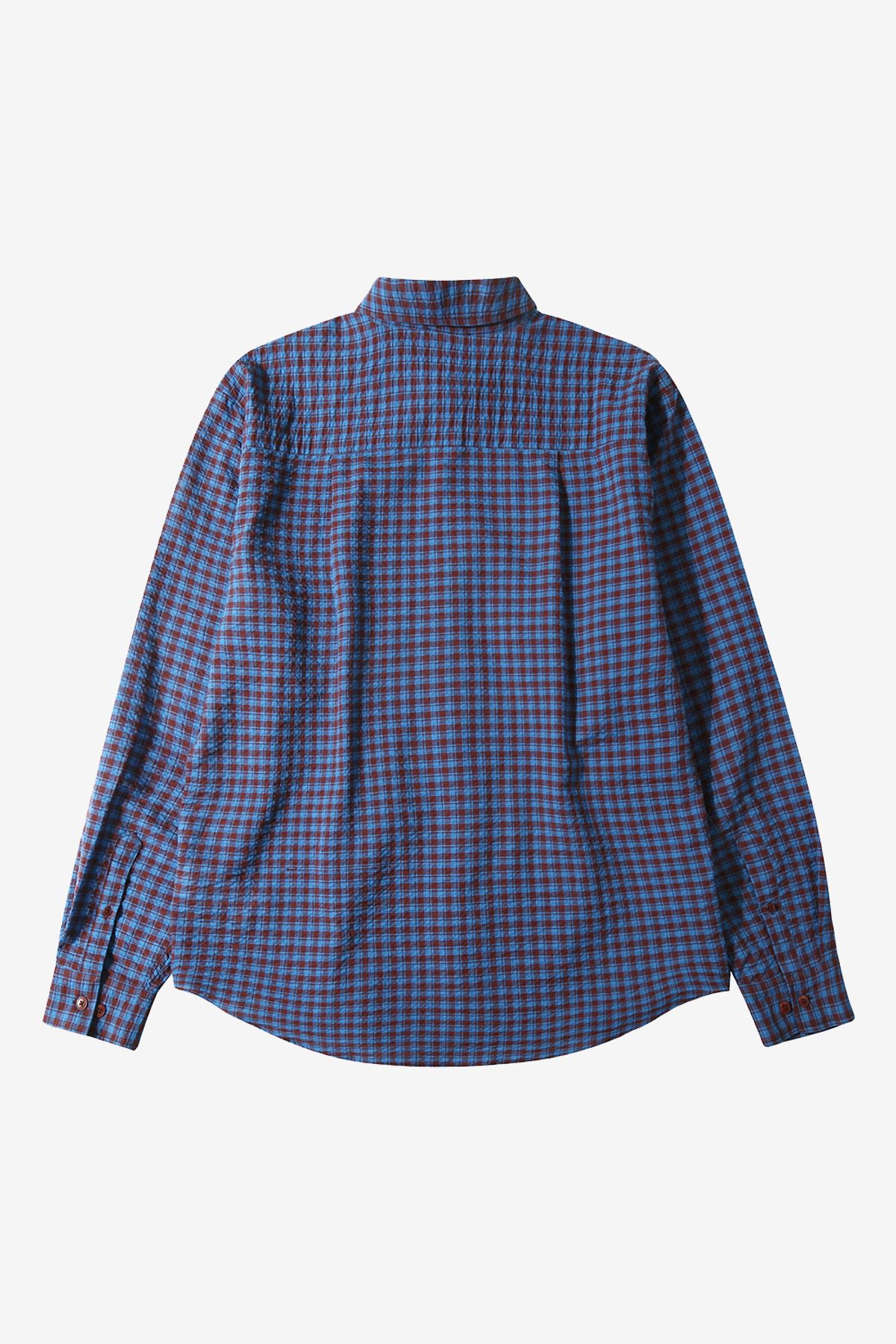 르몽생미셸(LE MONT ST MICHEL) COMIN - Check shirt_BLUE