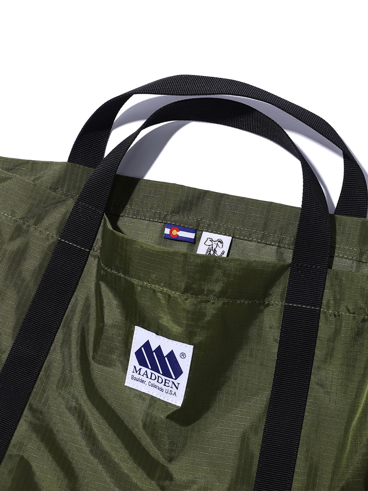 매든(MADDEN) Funny Tote Bag R Olive