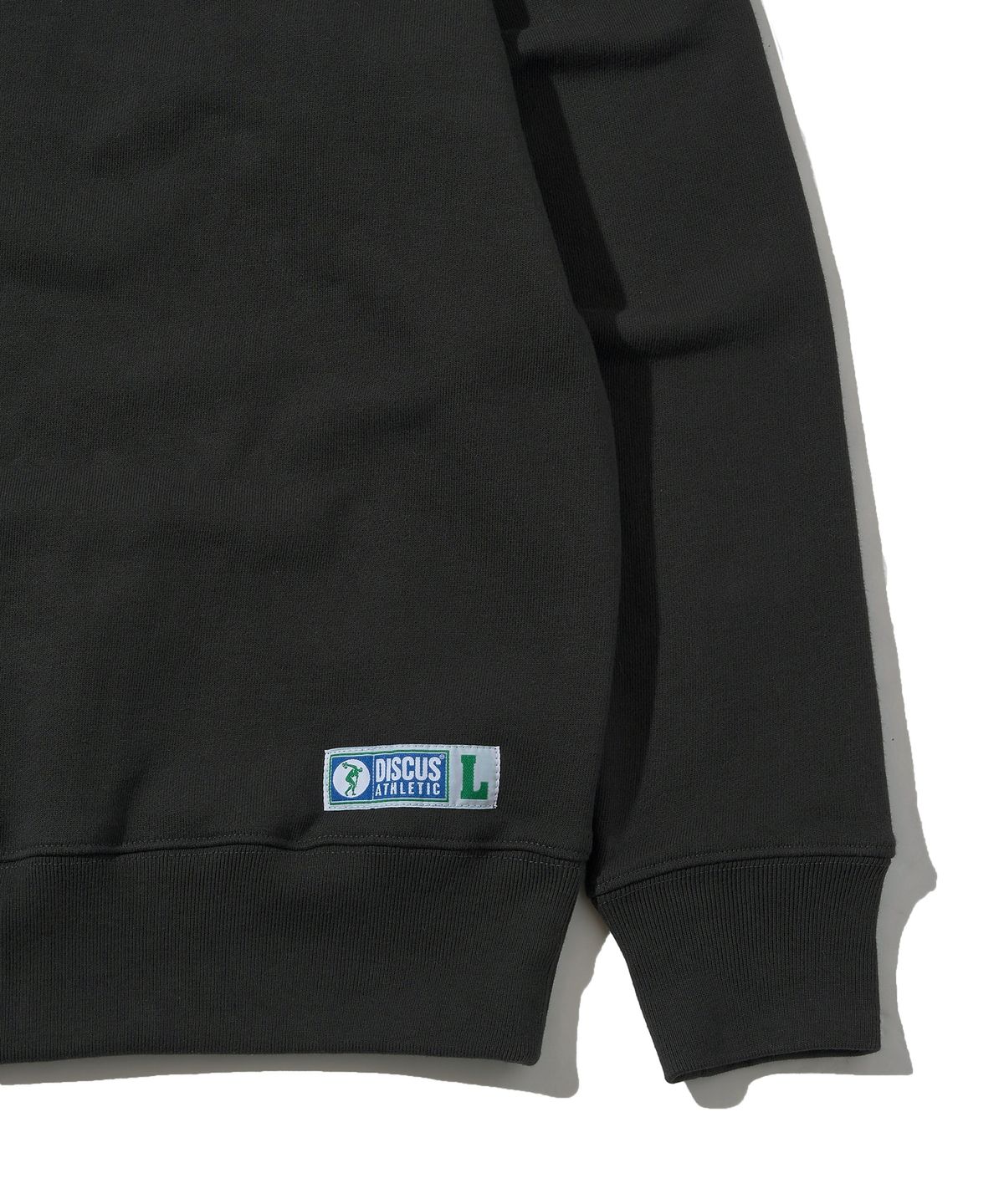 디스커스 애슬레틱(DISCUS ATHLETIC) 나이스웨더 컬래버 Nice Series Sweatshirt Washed Black