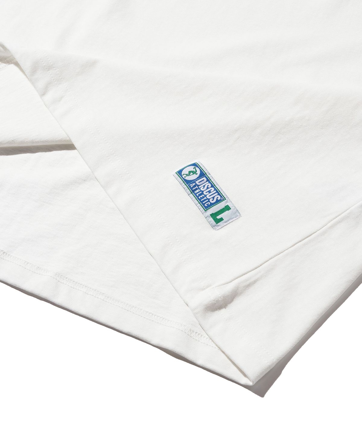 디스커스 애슬레틱(DISCUS ATHLETIC) 나이스웨더 컬래버 Nice Series Ringer T-shirt Off White