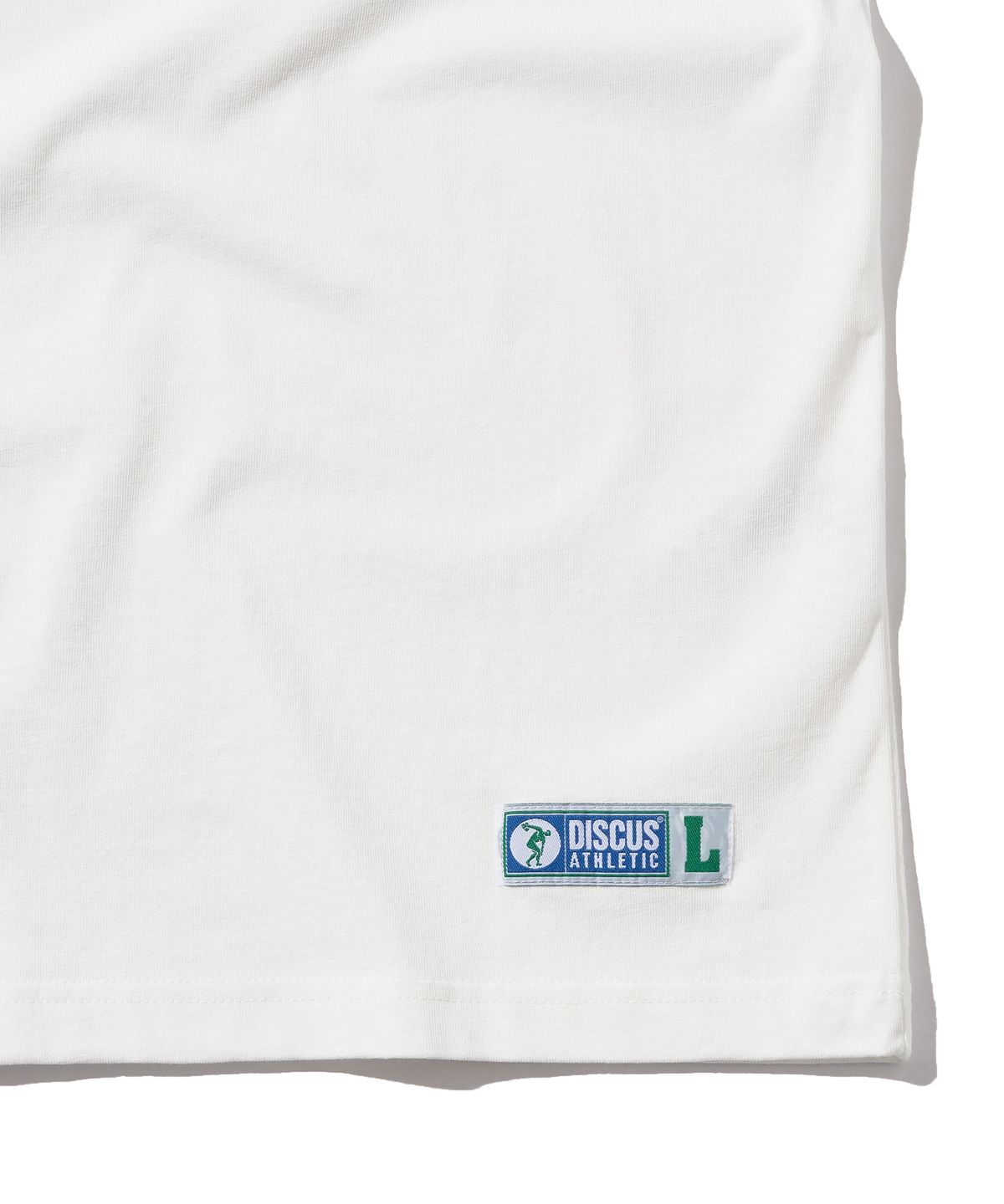 디스커스 애슬레틱(DISCUS ATHLETIC) 나이스웨더 컬래버 Nice Series Ringer T-shirt Off White
