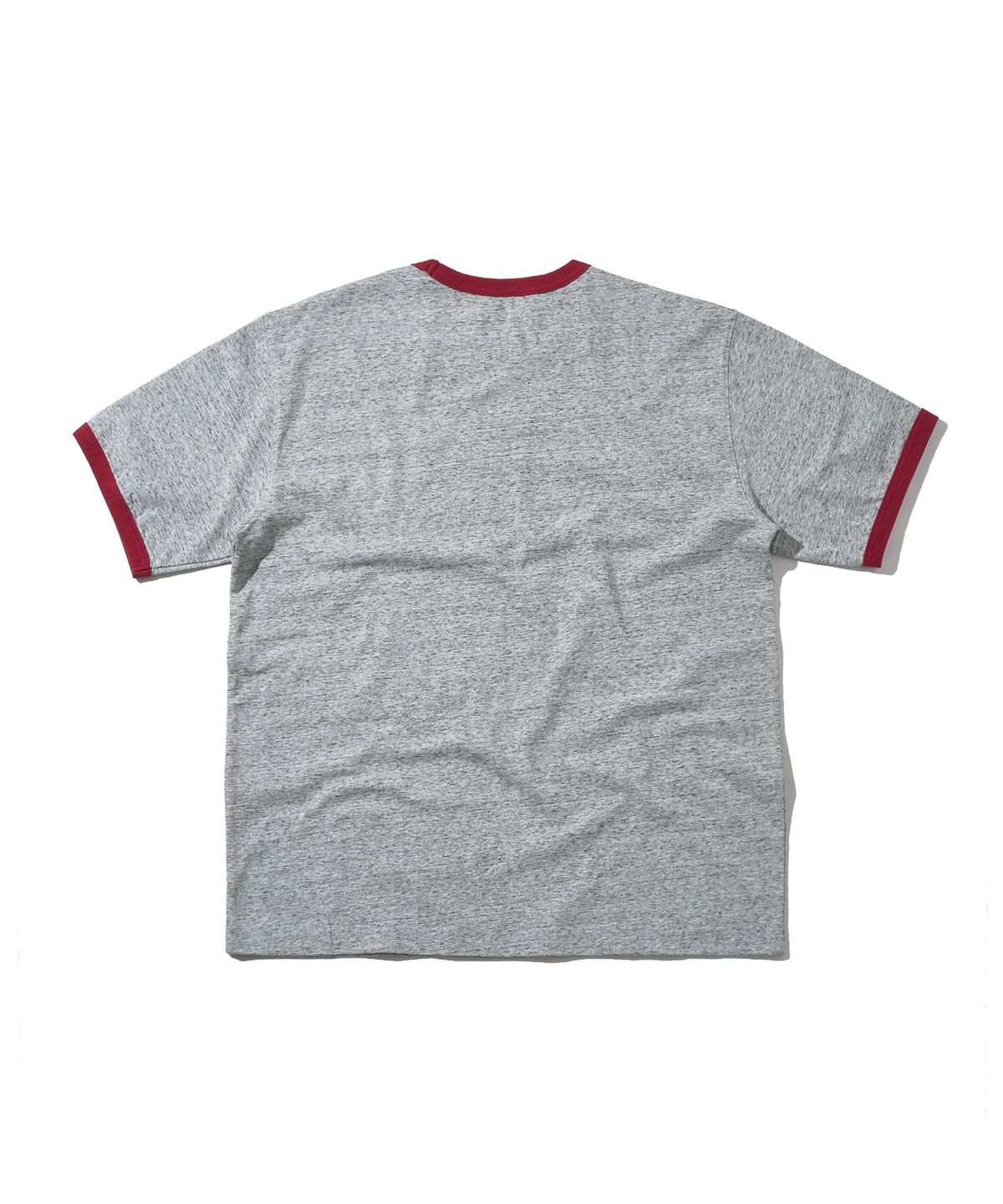디스커스 애슬레틱(DISCUS ATHLETIC) 나이스웨더 컬래버 Nice Series Ringer T-shirt H.Grey