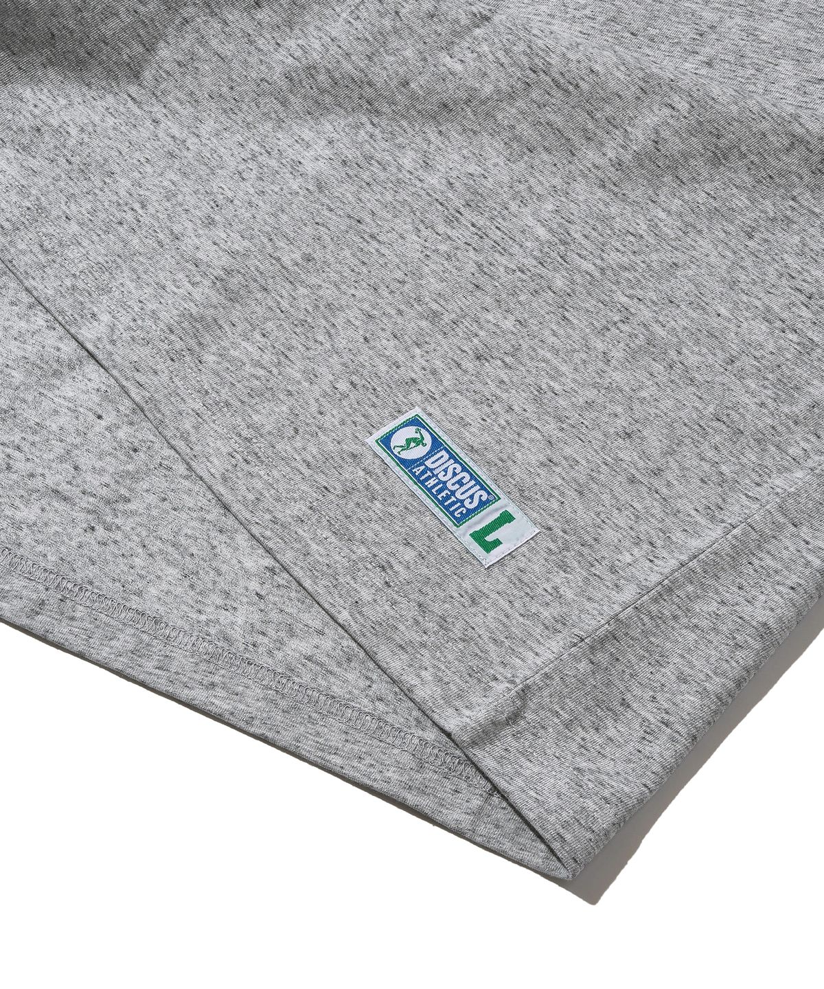 디스커스 애슬레틱(DISCUS ATHLETIC) 나이스웨더 컬래버 Nice Series Ringer T-shirt H.Grey