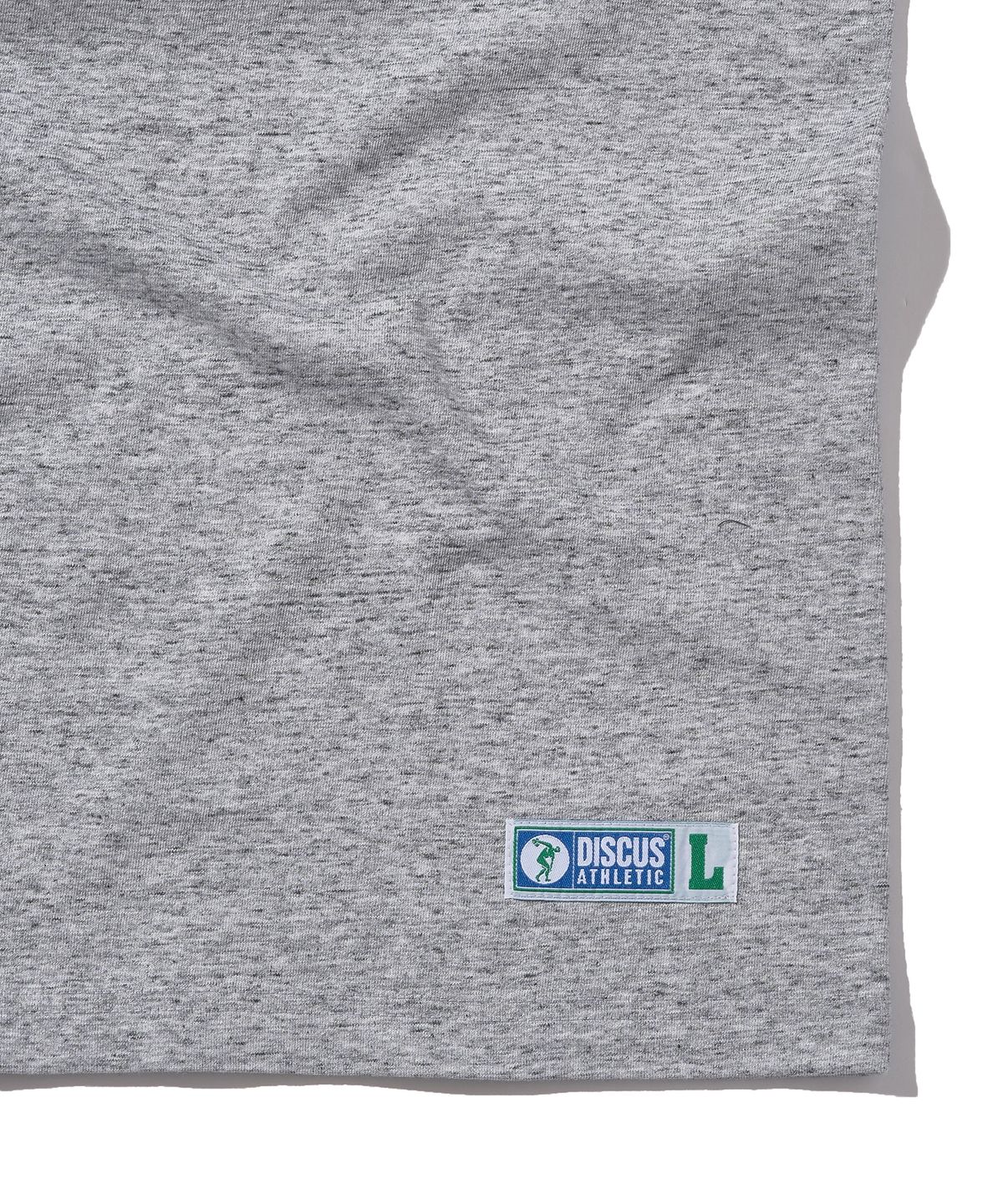 디스커스 애슬레틱(DISCUS ATHLETIC) 나이스웨더 컬래버 Nice Series Ringer T-shirt H.Grey
