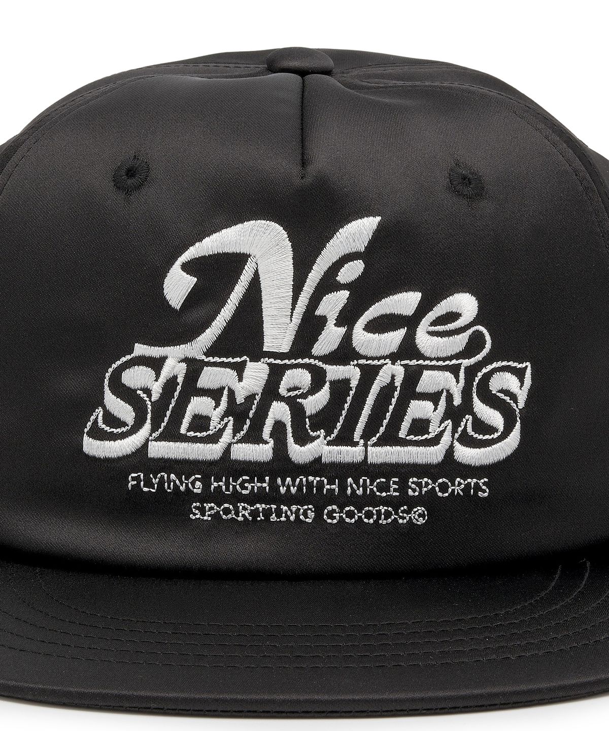 디스커스 애슬레틱(DISCUS ATHLETIC) 나이스웨더 컬래버 Nice Series 5-Panel Cap Black