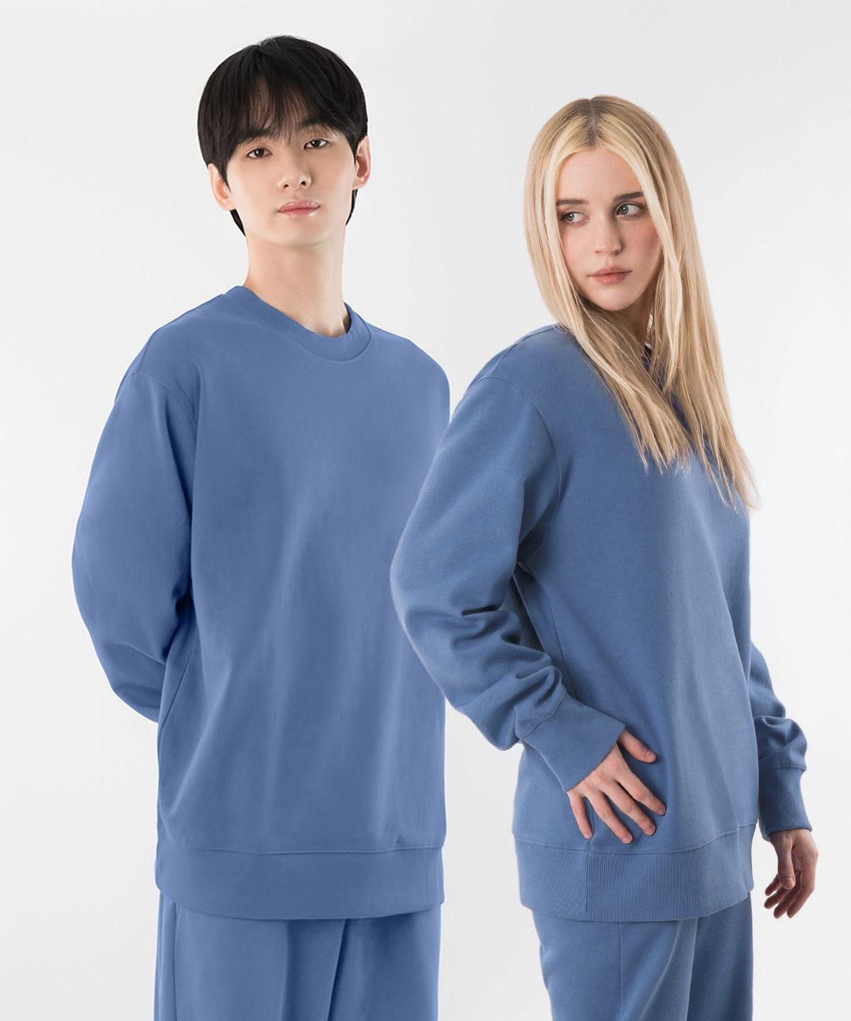 아르메데스(ARMEDES) 남녀공용 특양면 맨투맨 티셔츠 AR-512