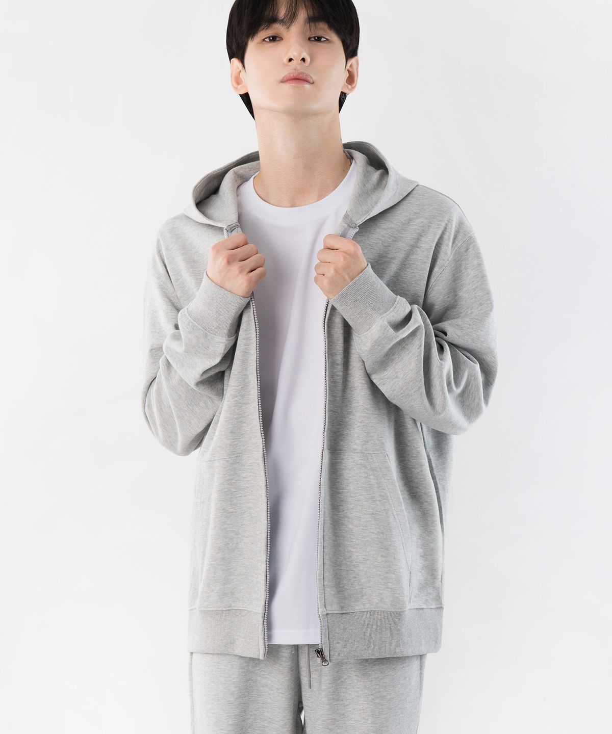 아르메데스(ARMEDES) 남녀공용 특양면 후드 집업 AR-515