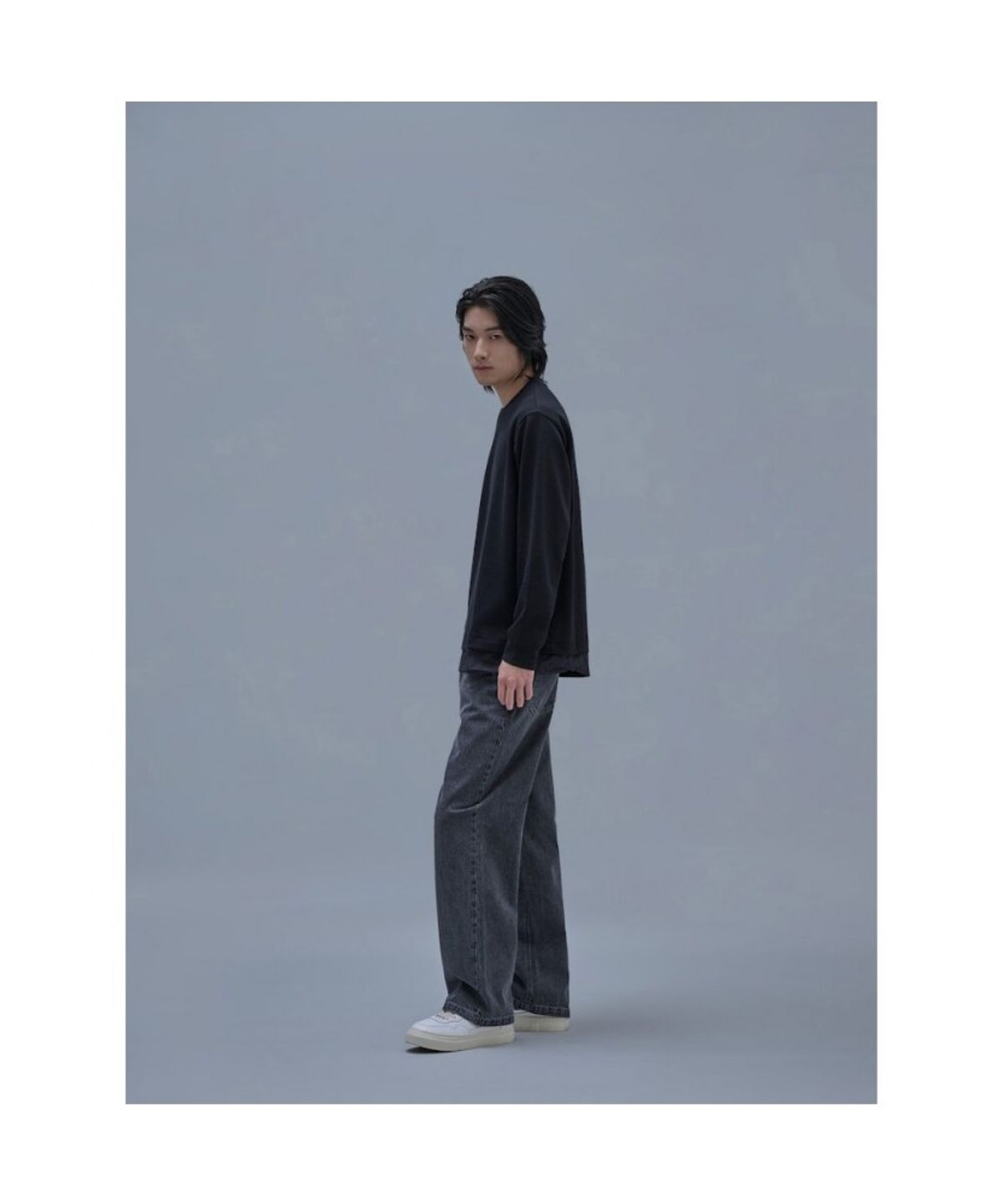 시프트지(SHIFT.G) Woven Patch Round T  Black