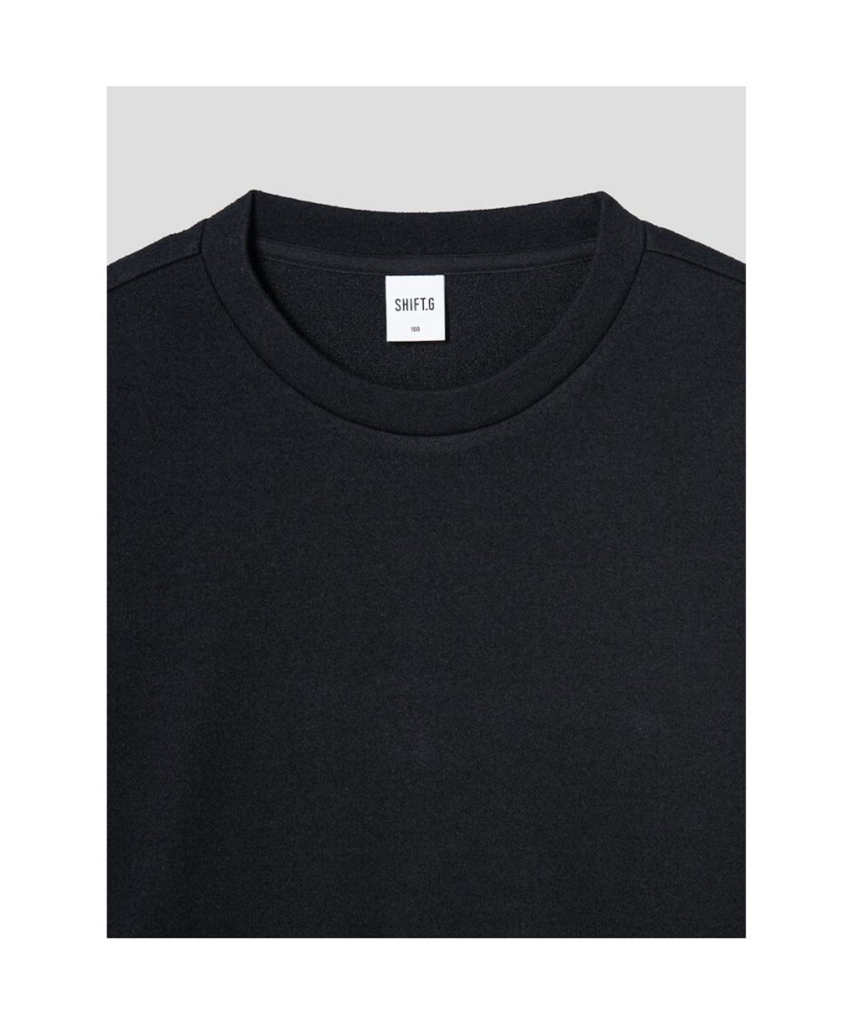 시프트지(SHIFT.G) Woven Patch Round T  Black