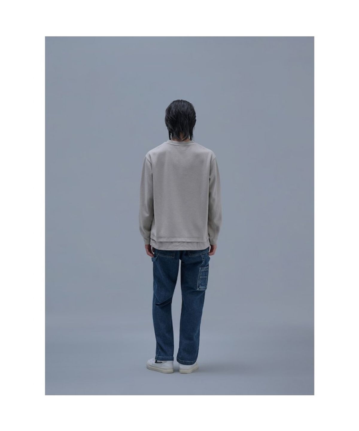 시프트지(SHIFT.G) Woven Patch Round T  Beige