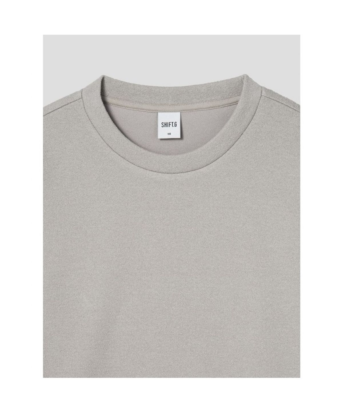 시프트지(SHIFT.G) Woven Patch Round T  Beige