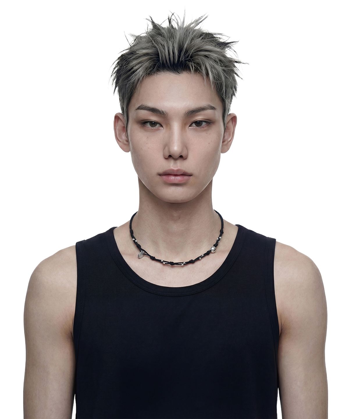 인디아카이브(INDYARCHIVE) KNOT NECKLACE - BLACK