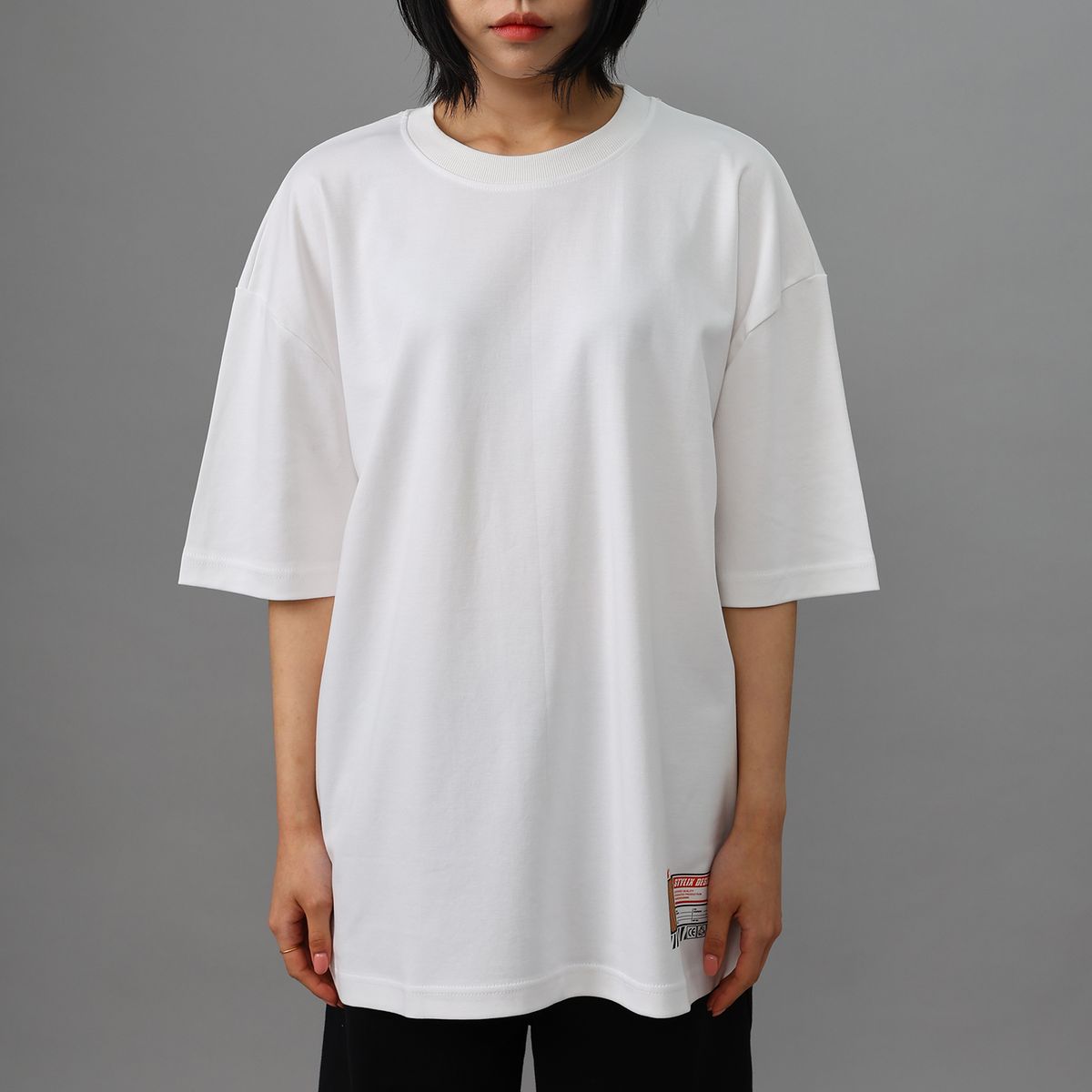 스타일릭스(STYLIX) 이디티엔 순면 오버핏 반팔 티셔츠 2COLOR
