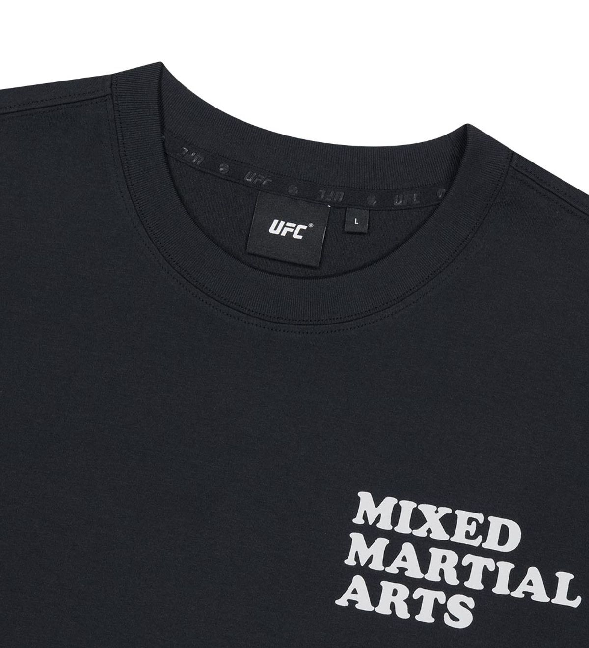 유에프씨 스포츠(UFC SPORT) UFC MMA 릴렉스핏 반팔 티셔츠 블랙 U2SSV3104BK