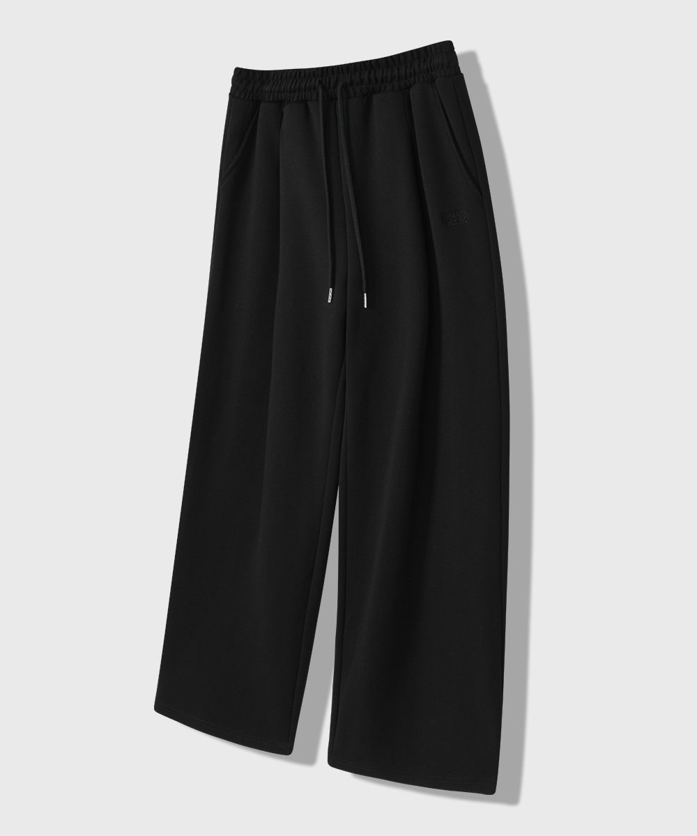 ★人気★【WOOALONG】★Two tuck wide fit sweat pant.s★ Two tuck wide fit sweat pants - WOOALONG | 60% - Asian
