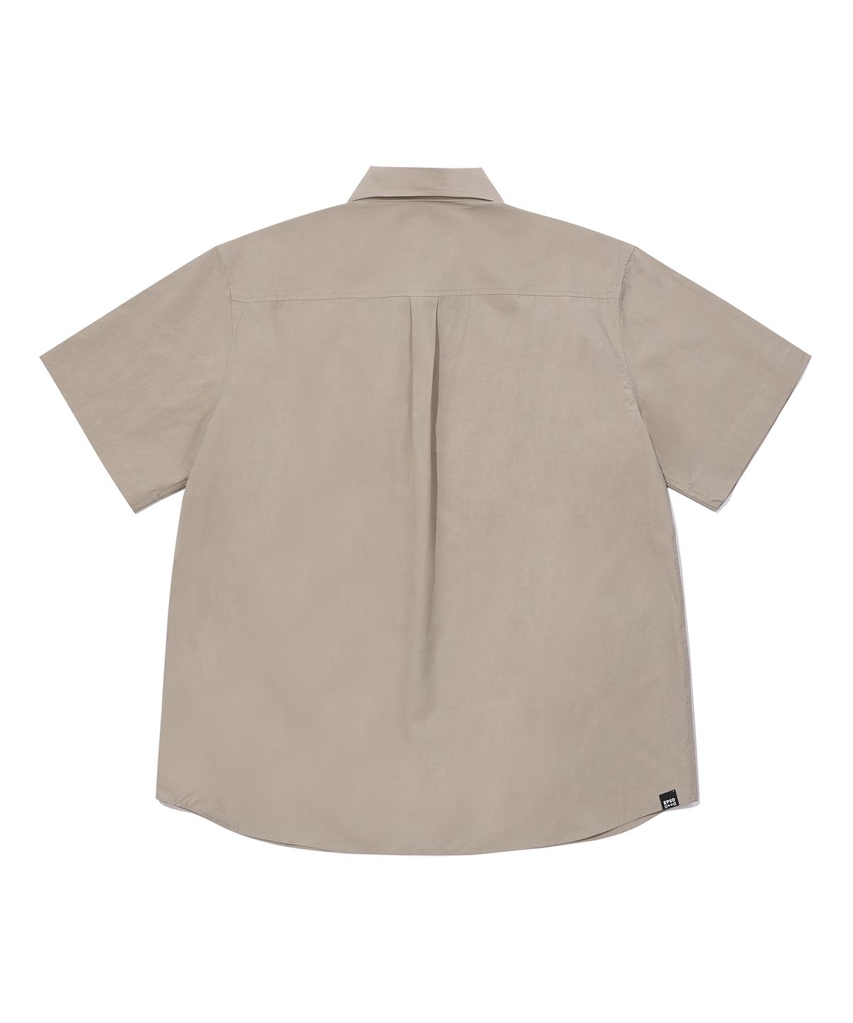 에피소드 언타이틀(EPISODE UNTITLED) LOGO PATCH APPLIQUE HALF SLEEVES SHIRTS_BROWN