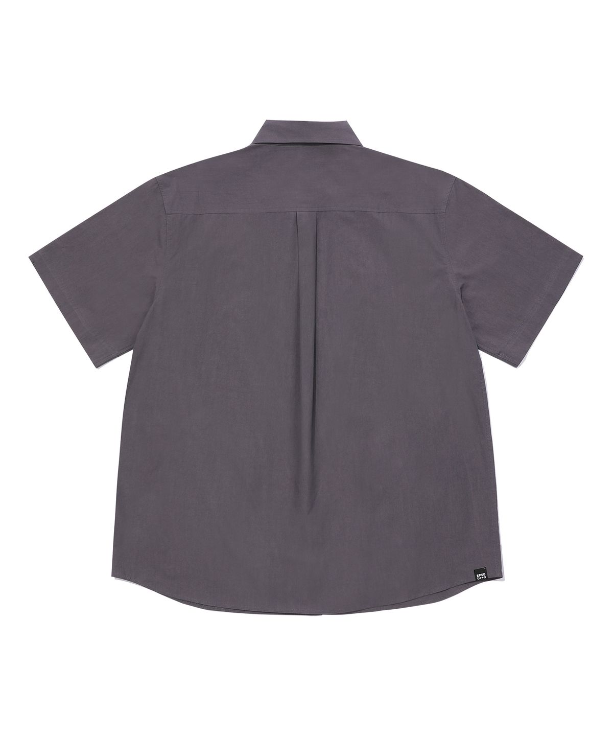 에피소드 언타이틀(EPISODE UNTITLED) LOGO PATCH APPLIQUE HALF SLEEVES SHIRTS_CHARCOAL