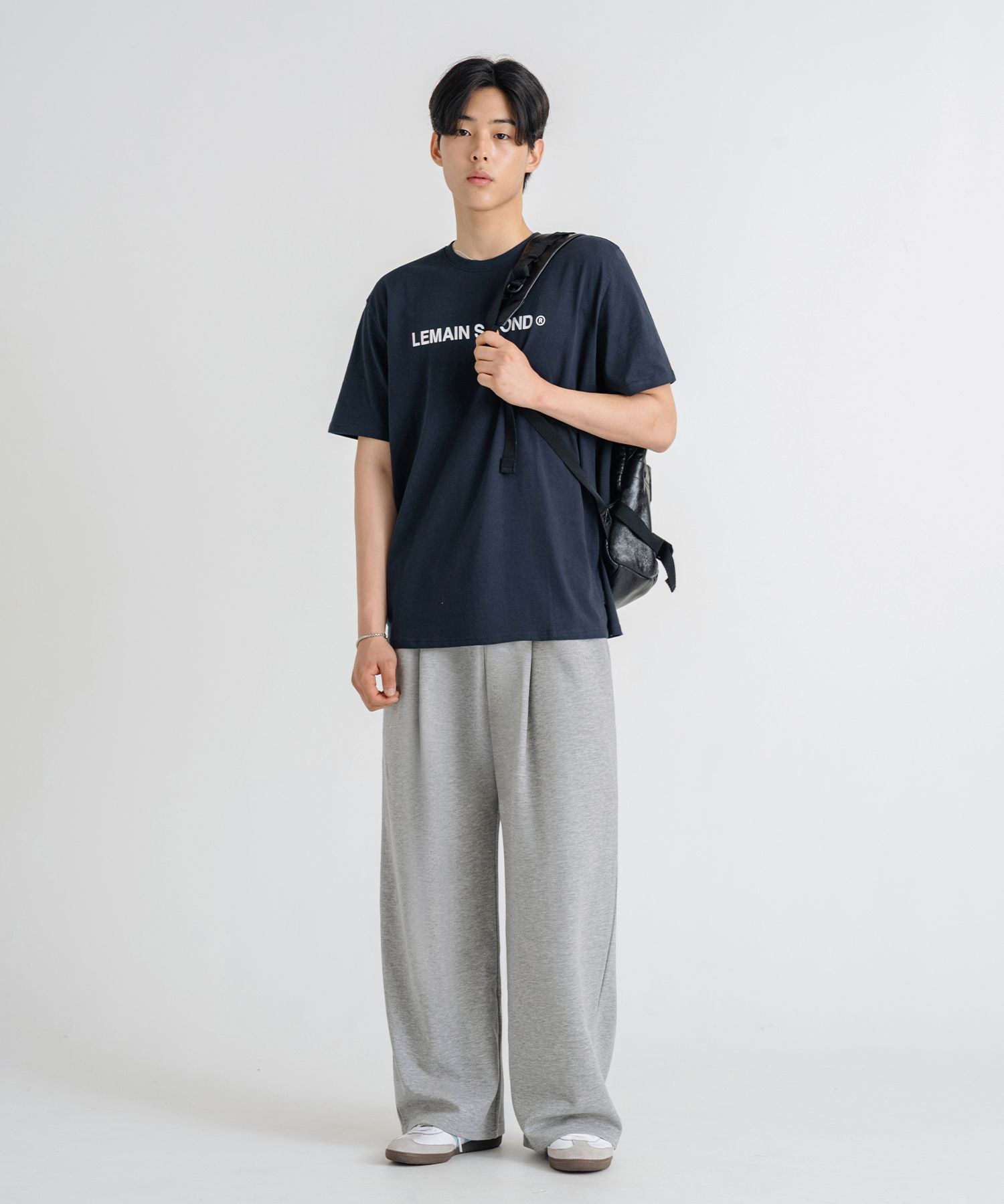 パンツ THE COLDEST MOMENT TCM two tuck sweat pants grey Grace Two-Tuck Sweat Pants - JIIGEUM | 60% - Asian Fashion